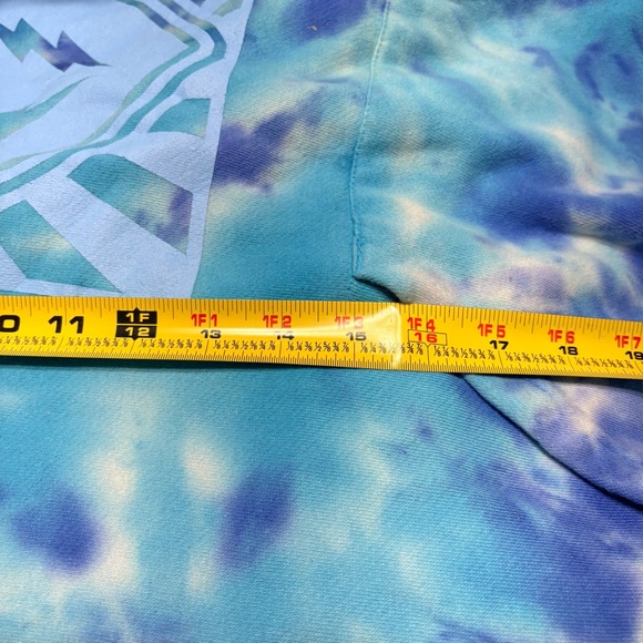 Revivalists blue tie-dye pullover hoodie - Picture 9 of 10